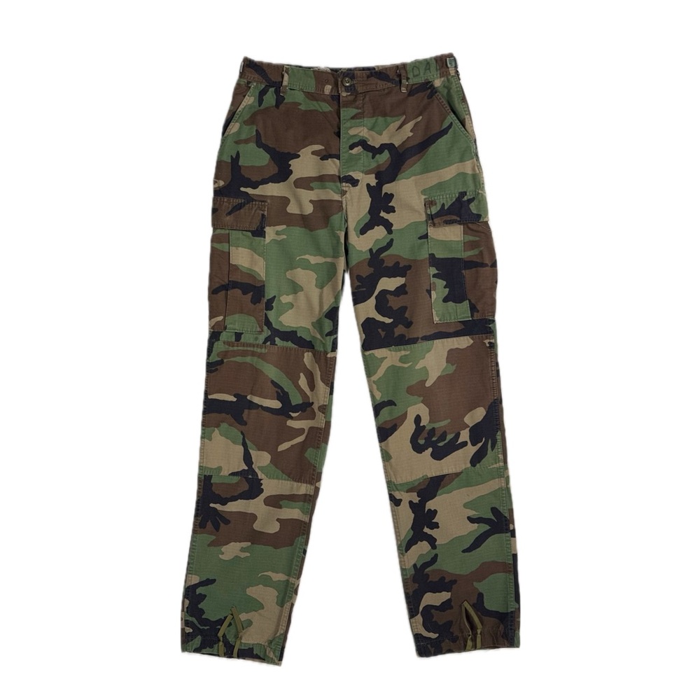 Vintage 1997 Army Woodland Camo hot weather combat trouser pants men's‎ W32 I34